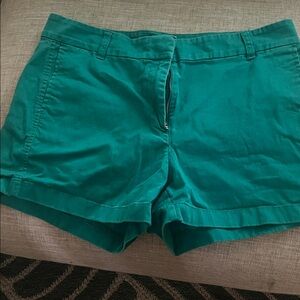 J. Crew Women's Green Shorts